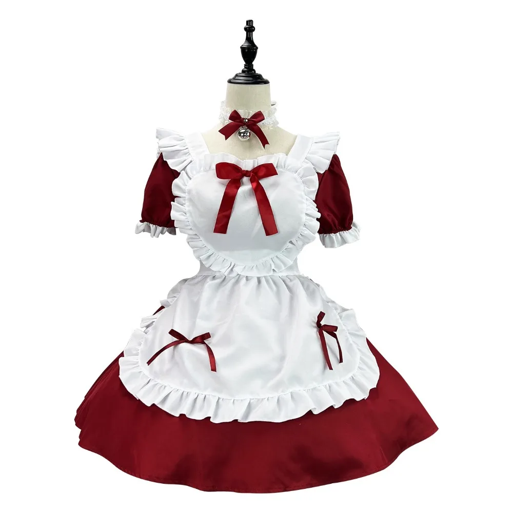 Japanese Black Classic Maid Outfit Alice Soft Girl Lolita Lolita Maid Dress Cafe Dress