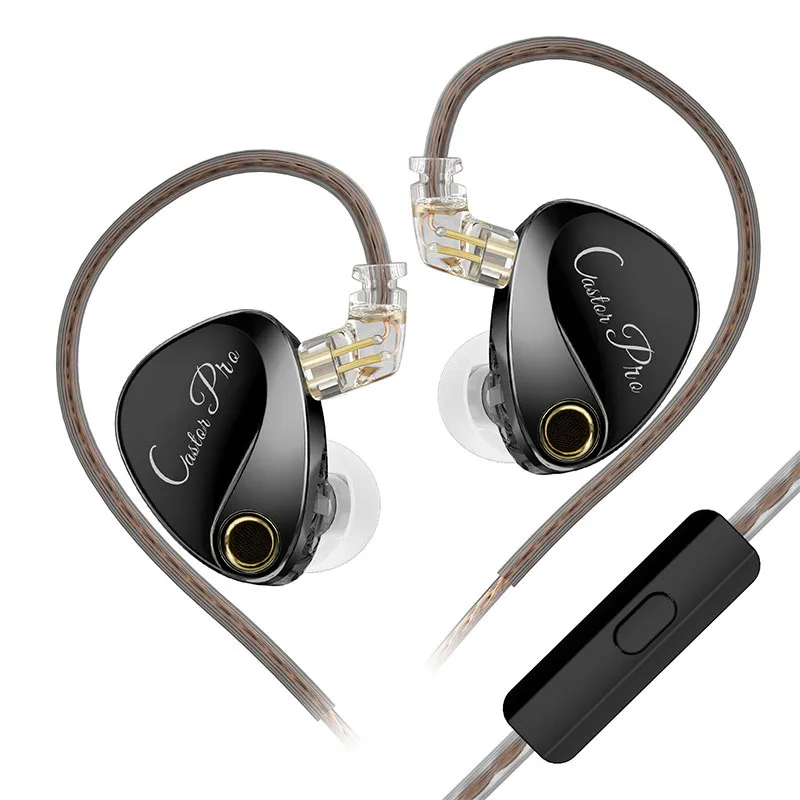 ตัวเลือกสินค้า หูฟังเกมมิ่ง KZ Castor Pro 2DD ไดรเวอร์ 10 มม. เสียงเบสจัดเต็ม