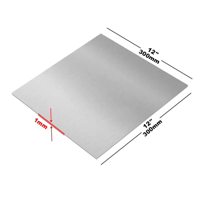 Aluminum Sheet 1pcs Thickness 0.3-2mm Protection Electrical Application DIY 1x300x300mm