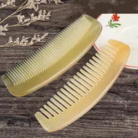 Atural Ox Horn Hair Comb Hairdressing Mini Random Color Massage Anti-Static Styling Health Care Natural Ergonomic Portable Combs 1
