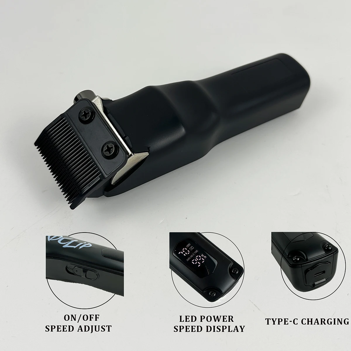 2024 NEW BRDCLIP 850 Professional Hair Clipper Powder Metallurgy Blade Barber Haircuts Salon Oil Head Trimmer Cutting for Man 6