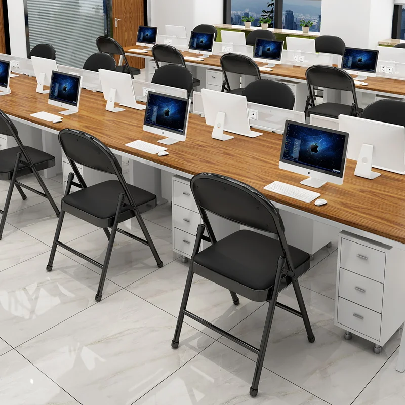 

Foldable Modern Portable Chair Hotel Design Living Room Chairs Office Conference Chaises Salle Manger Household Items