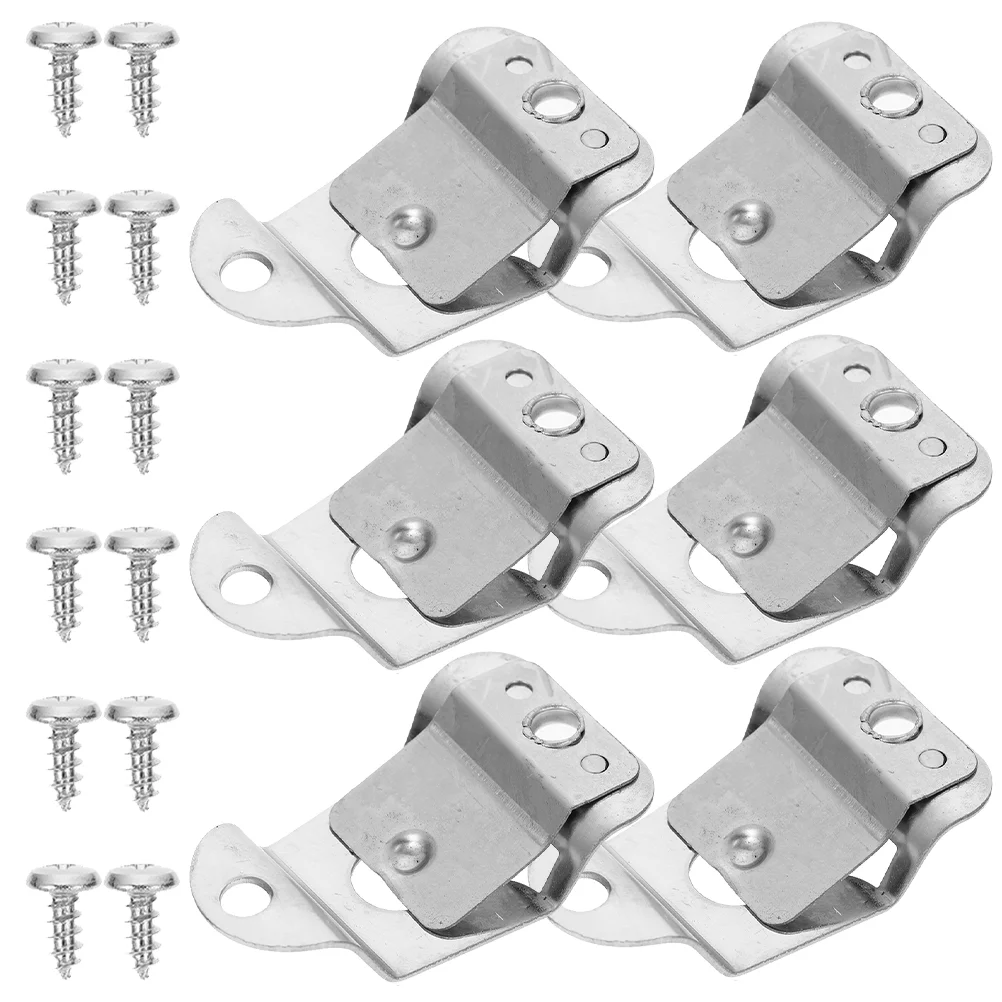 

6pcs Stainless Steel Mic Hanger Clips Microphone Clip Hooks Microphone Hanging Clips