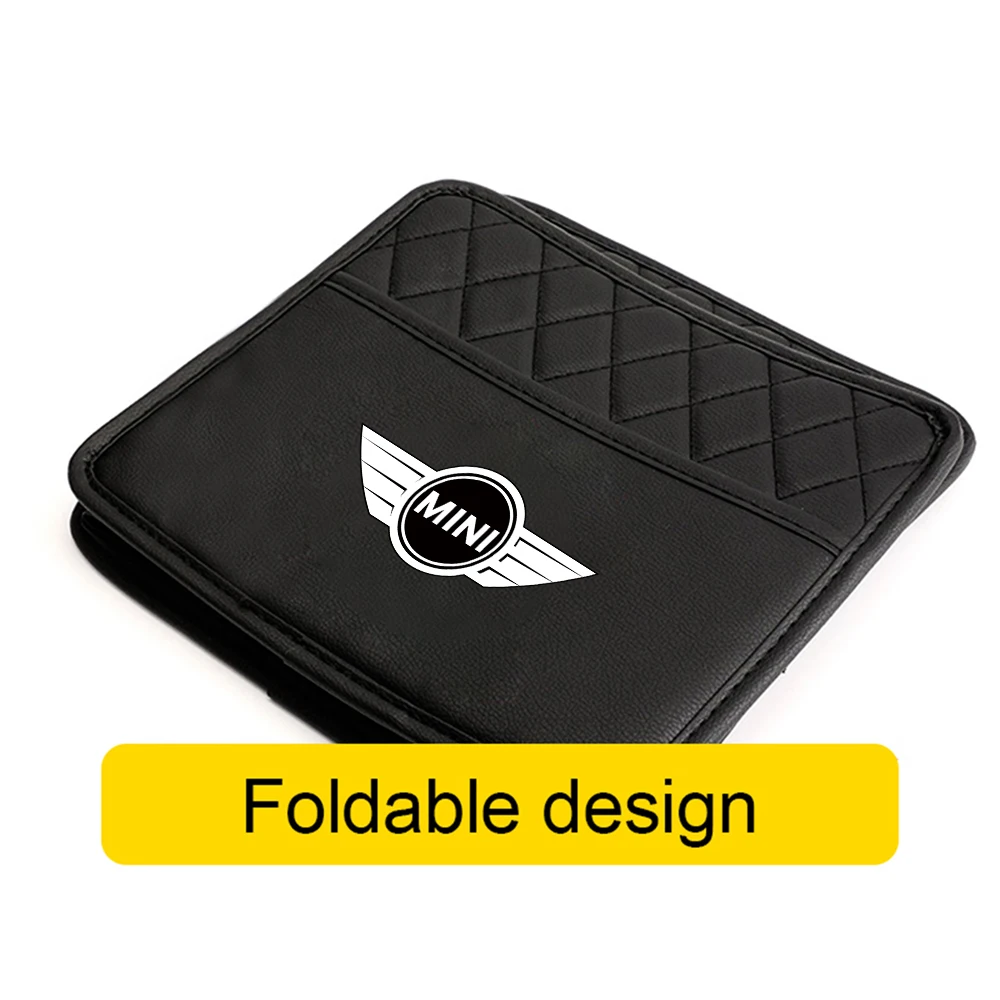 Organizer 2 in 1 per Sedile Posteriore Auto, Borsa Portaoggetti da Viaggio, Contenitore Essenziale per Interni Auto, Accessori per MINI - immagine 3