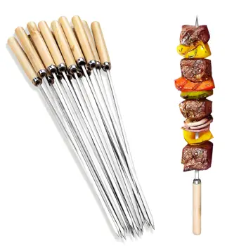 BBQ Skewers with Wooden Handle 1