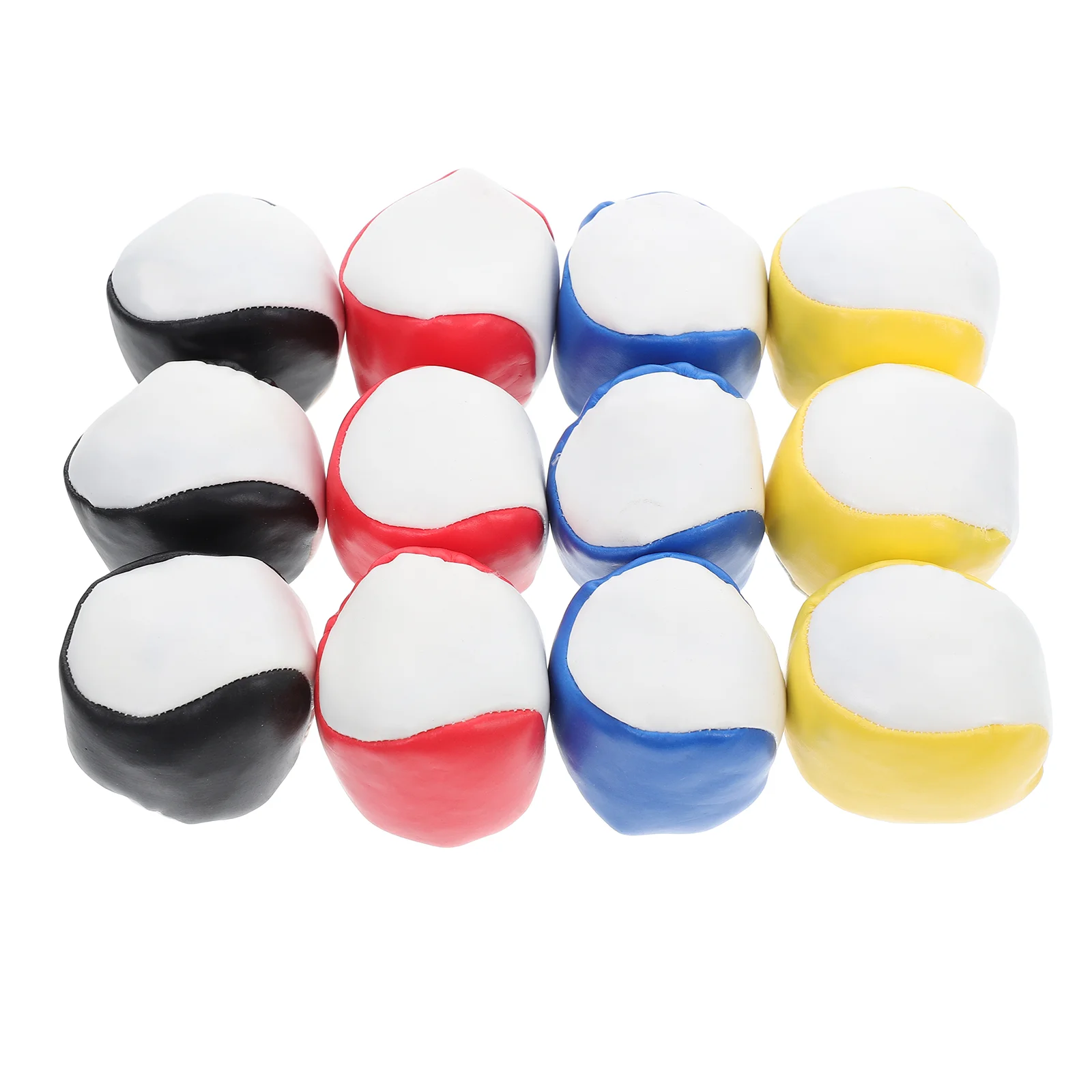 PU Juggling Balls Small Round Beanbags for Kids Children 12pcs