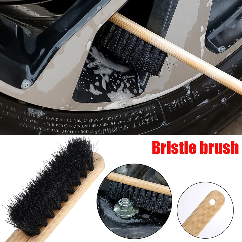 

40cm Long Bristle Detail Brush Universal Brush At Home Car Used for Cleaning Rims Tires Seat Windows Bumpers Engine Compartments