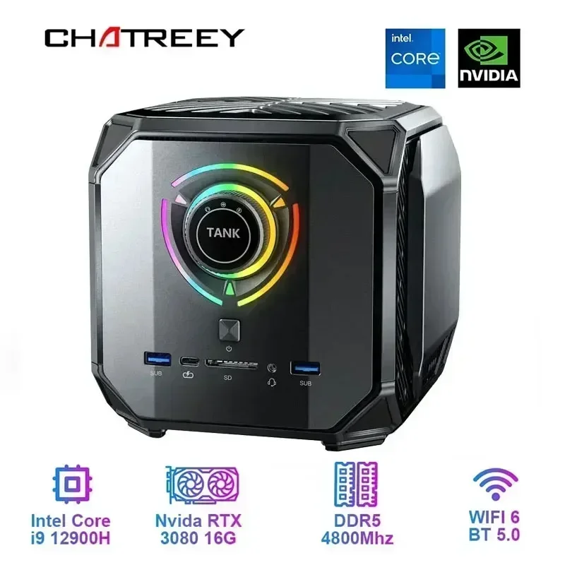 ミニPC CHATREEY Mini PC T9 T9 Mini PC intel N100 Pocket Small Desktop Computer - Chatreey