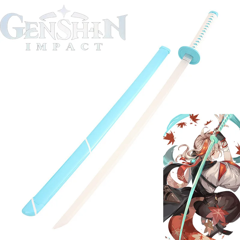 

Genshin Impact Kaedehara Kazuha Sword Game Peripheral Wooden Weapon Model Swords Knife Katana for Cosplay Gifts Toys for Boys