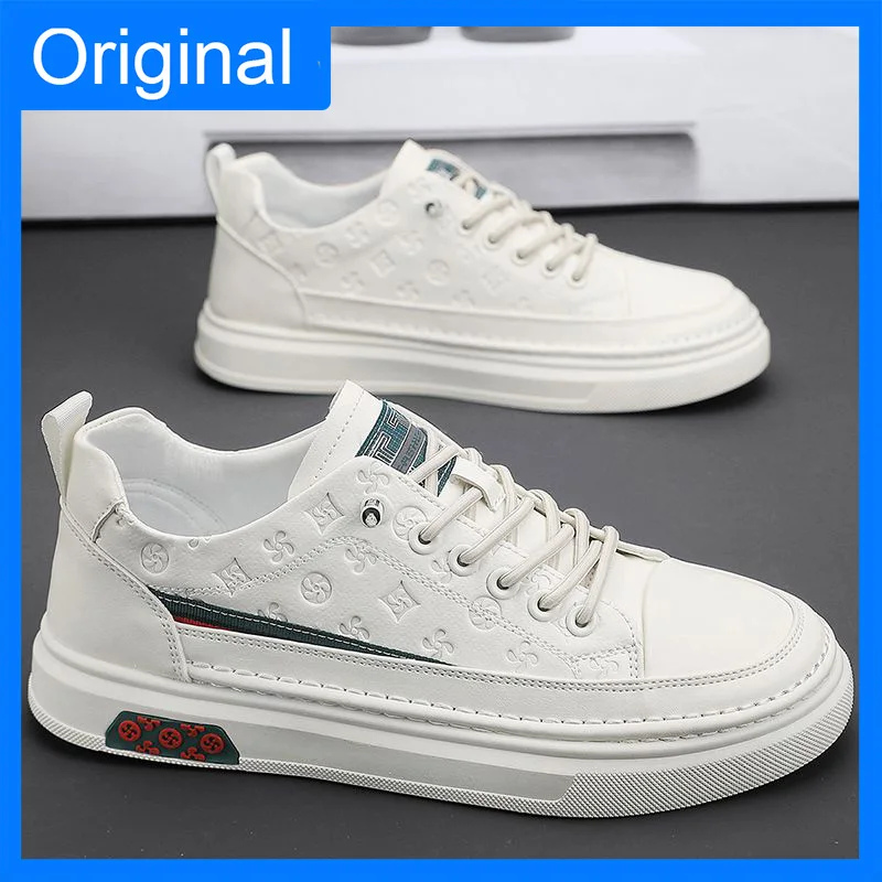 Men Casual Shoes 2026 Autumn New Durable Comfortable Street Walking Shoes Soft Soles Anti Slip Versatile Board Shoes for Mens - 5