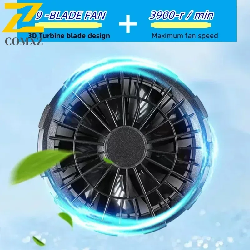 EiAO Cool Jacket Men's Hot Weather Work Fan Coat USB Refrigeration Air Conditioning Clothes Women's Body Cooling Fishing Clothes