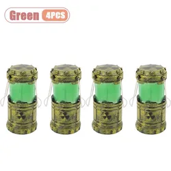 Glowing Mini Reactor Night Light - Quirky Bedroom Decor (Green - 4PCS)