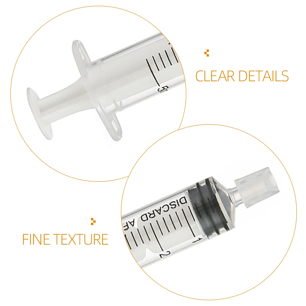 10pcs 5ML Liquid Syringes Perfume Refill Tools Perfume Dispenser Tools Refillable Syringe Needle Tube Separator Cylinder Tubes