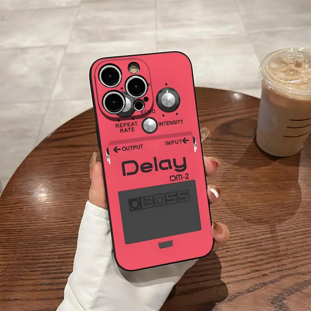 Guitar Pedal Design Shockproof Silicone Phone Case