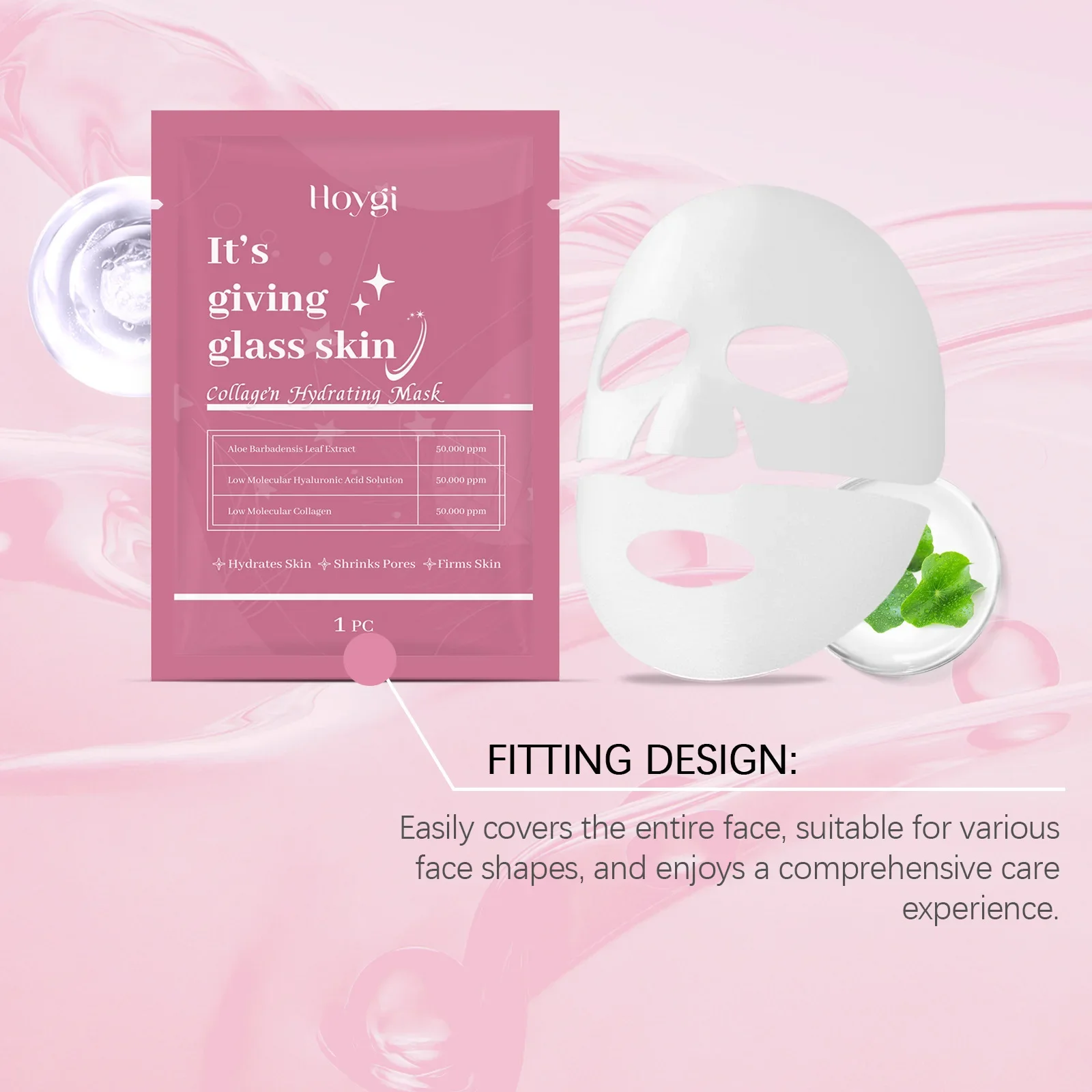 Overnight Collagen Firming & Hydrating Facial Mask with Hyaluronic Acid