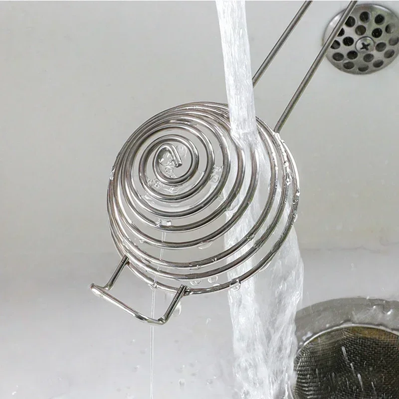 Spiral Stainless Steel Egg Yolk White Separator Long Handle Household Kitchen Tool Portable Egg Accessories