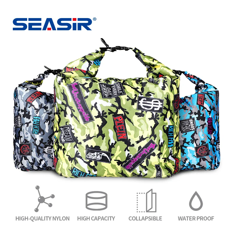 SeaSir Fresh Fishing Bag Thickened Flodable Fishing Storage Bucket Outdoor Waterproof Large Capacity Outdoor Supplies