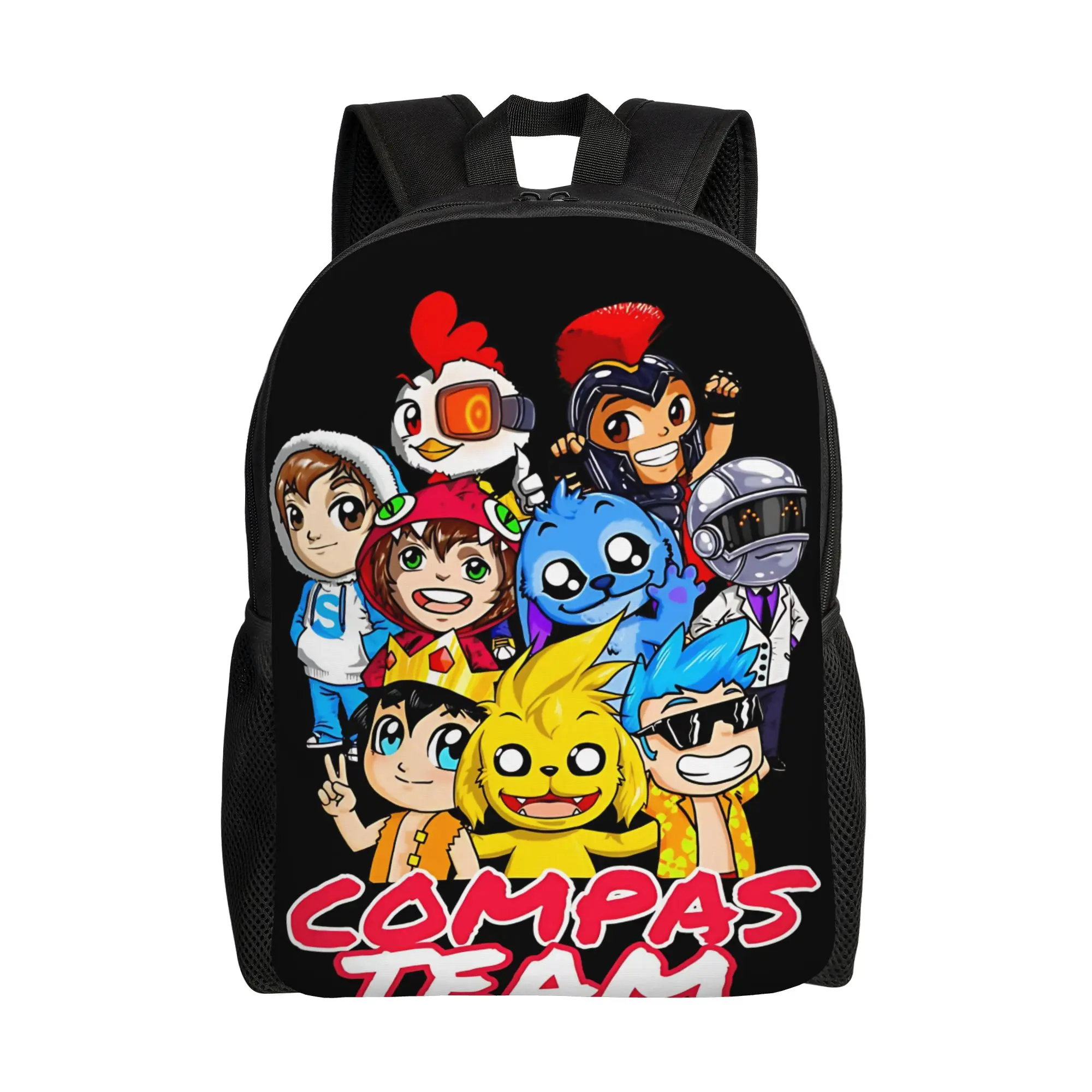 Mikecracked MINER Compas TEAM Camiseta Casual Backpack with Pocket Student Hiking Travel Daypack Laptop Shoulder Bag 1