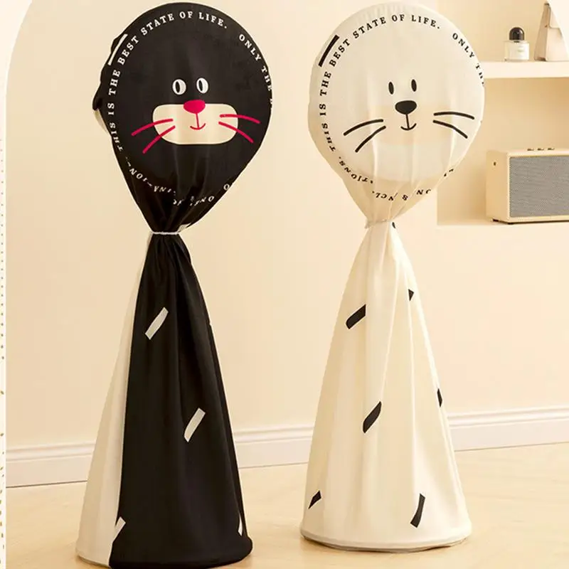 Universal Electric Fan Cover Dustproof Waterproof Household Floor Fan Covers Protective Washable Covers cartoon Home Accessory