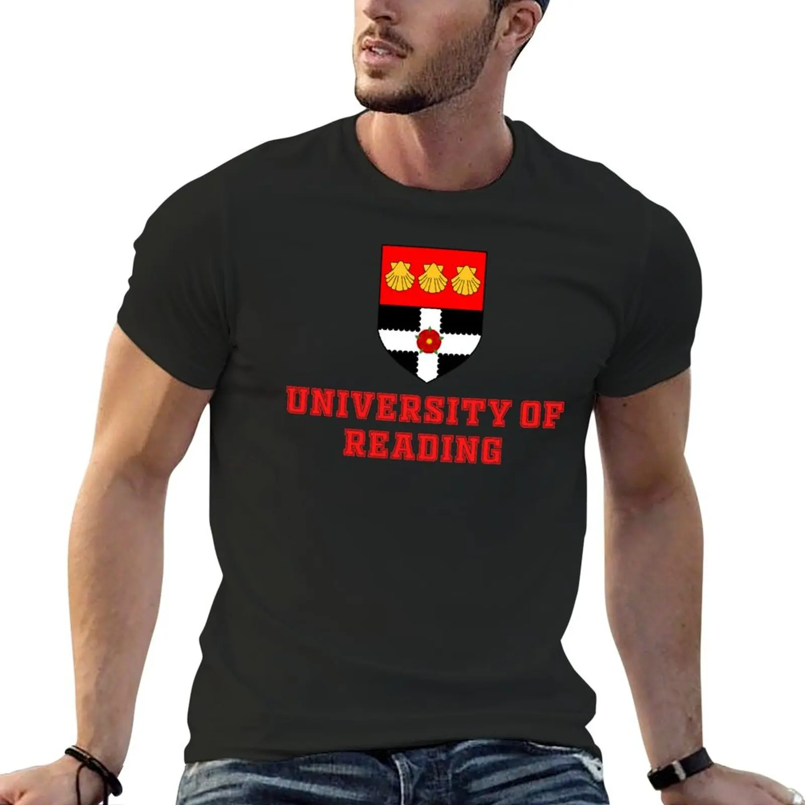 

University of Reading T-Shirt boys whites Blouse basketball graphic tees men graphic t shirts