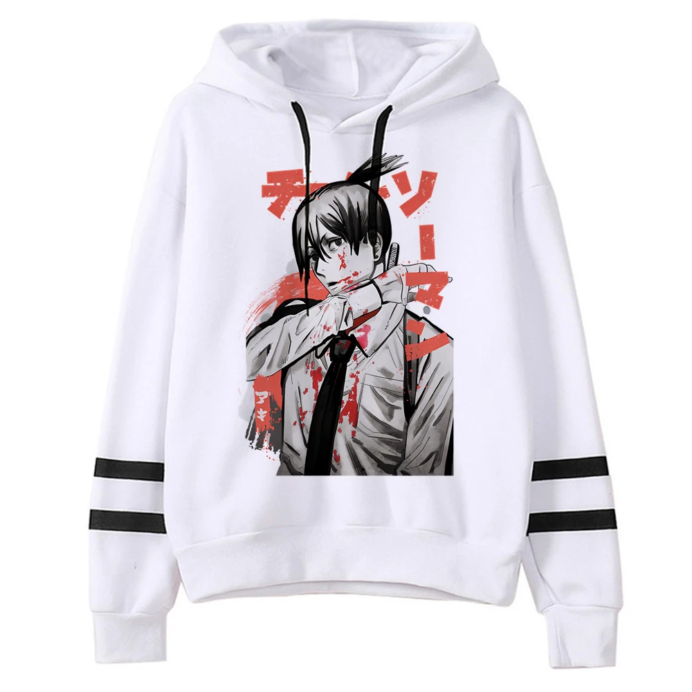 

Chainsaw Man hoodies women harajuku streetwear Kawaii vintage clothes sweatshirts female anime Hood