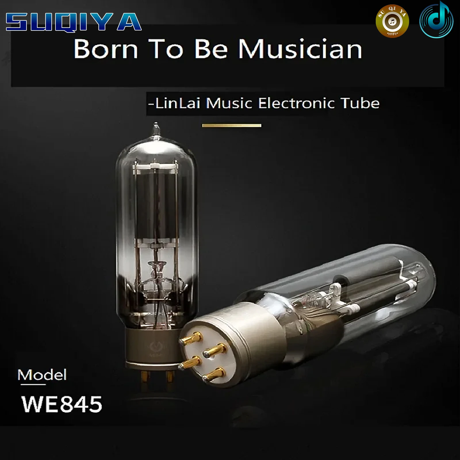 LinLai 전기 튜브 하이파이 EXQUIS 자연스러운 사운드, 우아한 외관, WE845