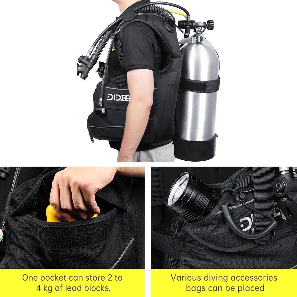 3XS-3XL Buoyancy Compensator Device Scuba BCD for Underwater Diving