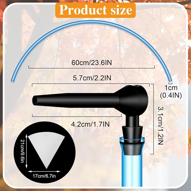 PORK-Maple Syrup Tapping Kit Maple Tap And Food Grade Dropper Extractor 13 Piece