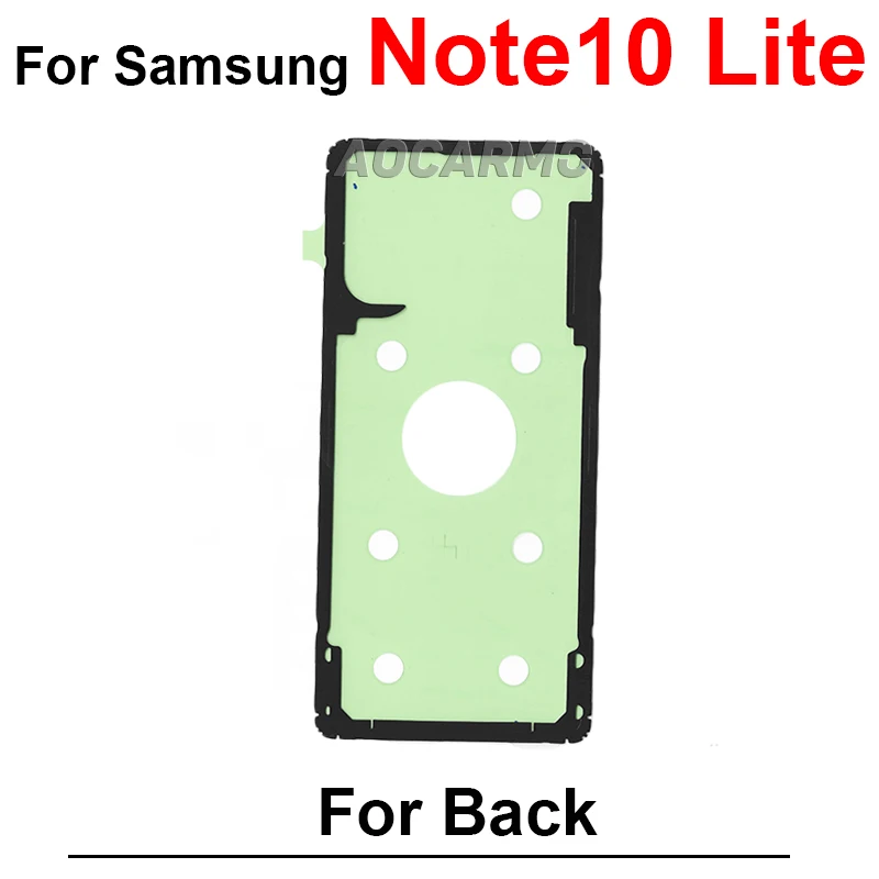 Phone Adhesive Tape For Samsung Galaxy Note 4 7 8 9 10 Lite Plus 20 Ultra Rear Adhesive Back Note 10Plus Cover Sticker Tape Glue Replacement