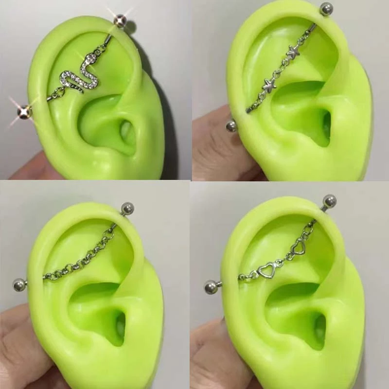 Industrial Piercing Jewelry Surgical Steel Industrial Piercings