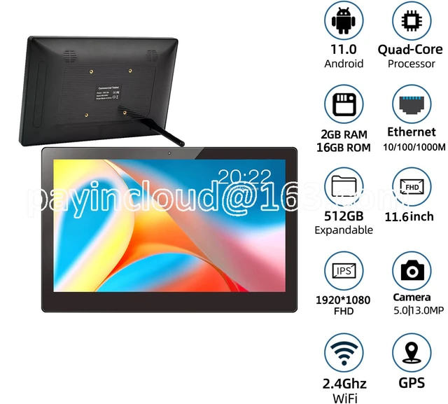 Tablette Tactile 21,5 Pouces Android 8.1 Quad Core 2gb+16gb Cadre