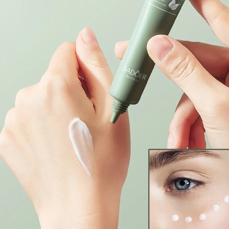 2pcs eye cream moisturizes and improves dark circles eye lines anti aging Skin care essence Moisturizing Free shipping