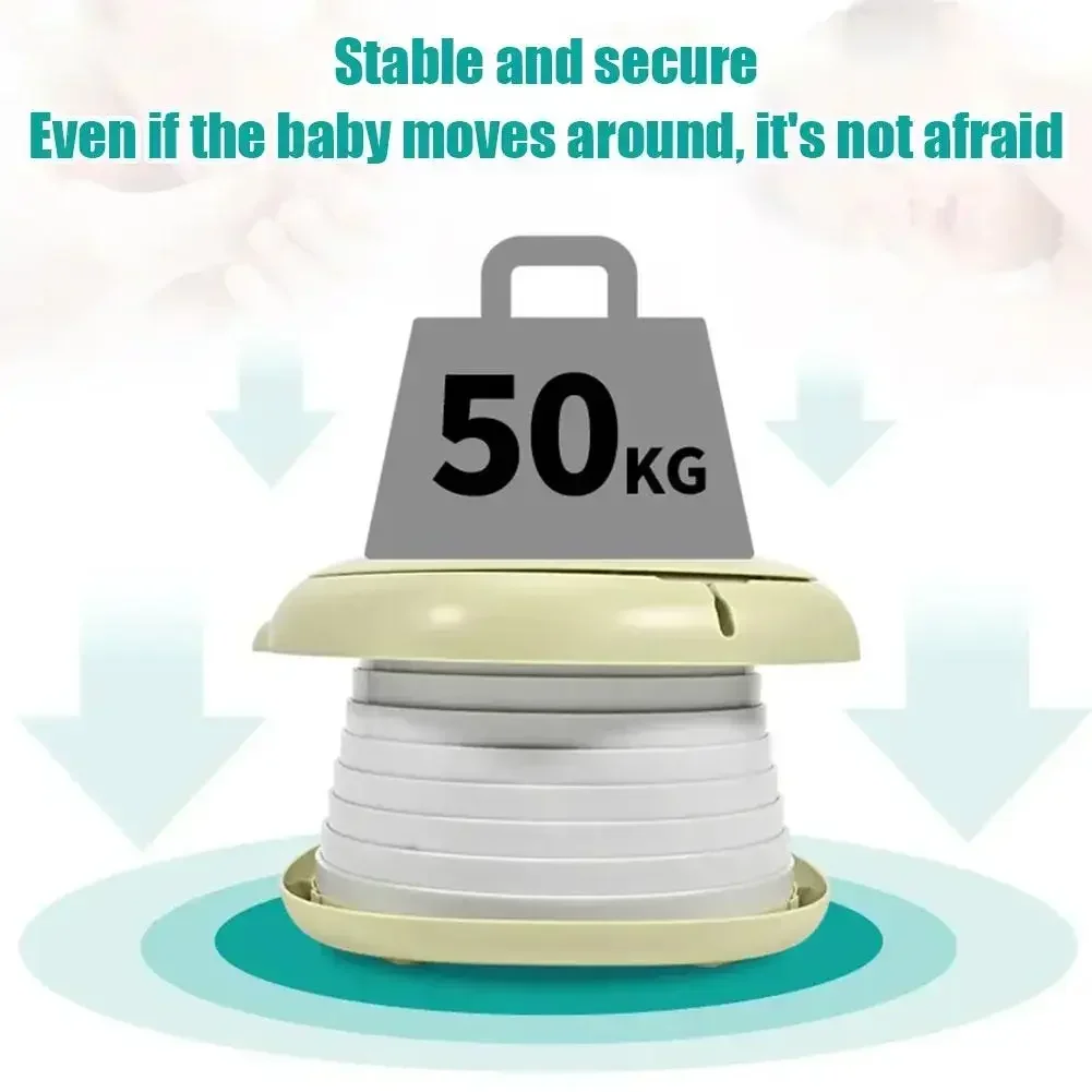 Portable Potty For Toddler Travel Foldable Potty Training Toilet For Car Camping Indoor Outdoor Bathroom For Baby Kids Children 6