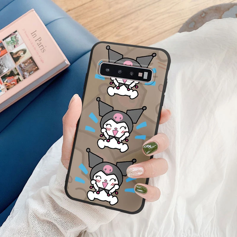 thumbnail image 1 of Funda de silicona suave para Samsung Galaxy S10, S10 + S, 10 Plus, S10E, Kuromi, Melody, Pom, Purin, Dog, Kitty, Cat, Anime, 1 of 5