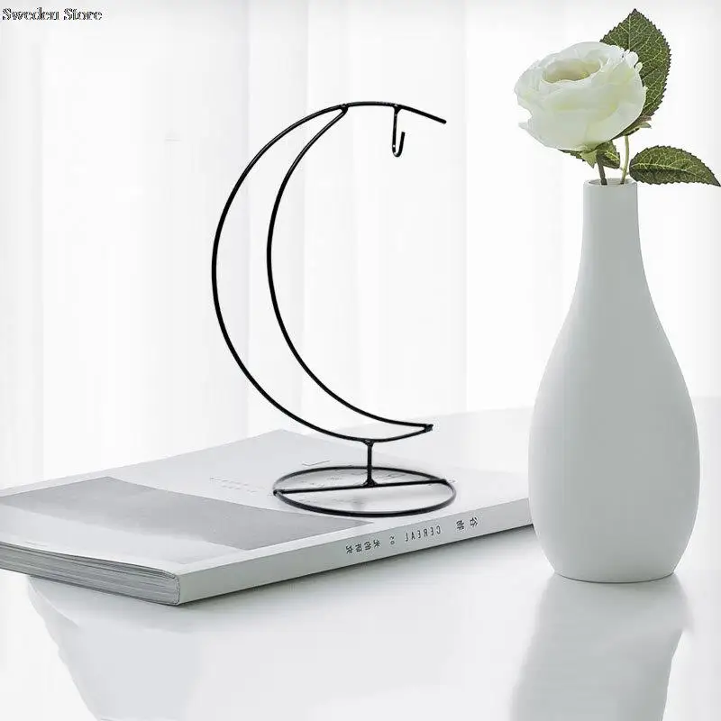 Plant Hanger 1pc Hanging Plant Terrarium Metal Stand Tabletop Display Stand for Ornament Plants Succelent Home Office Decoration