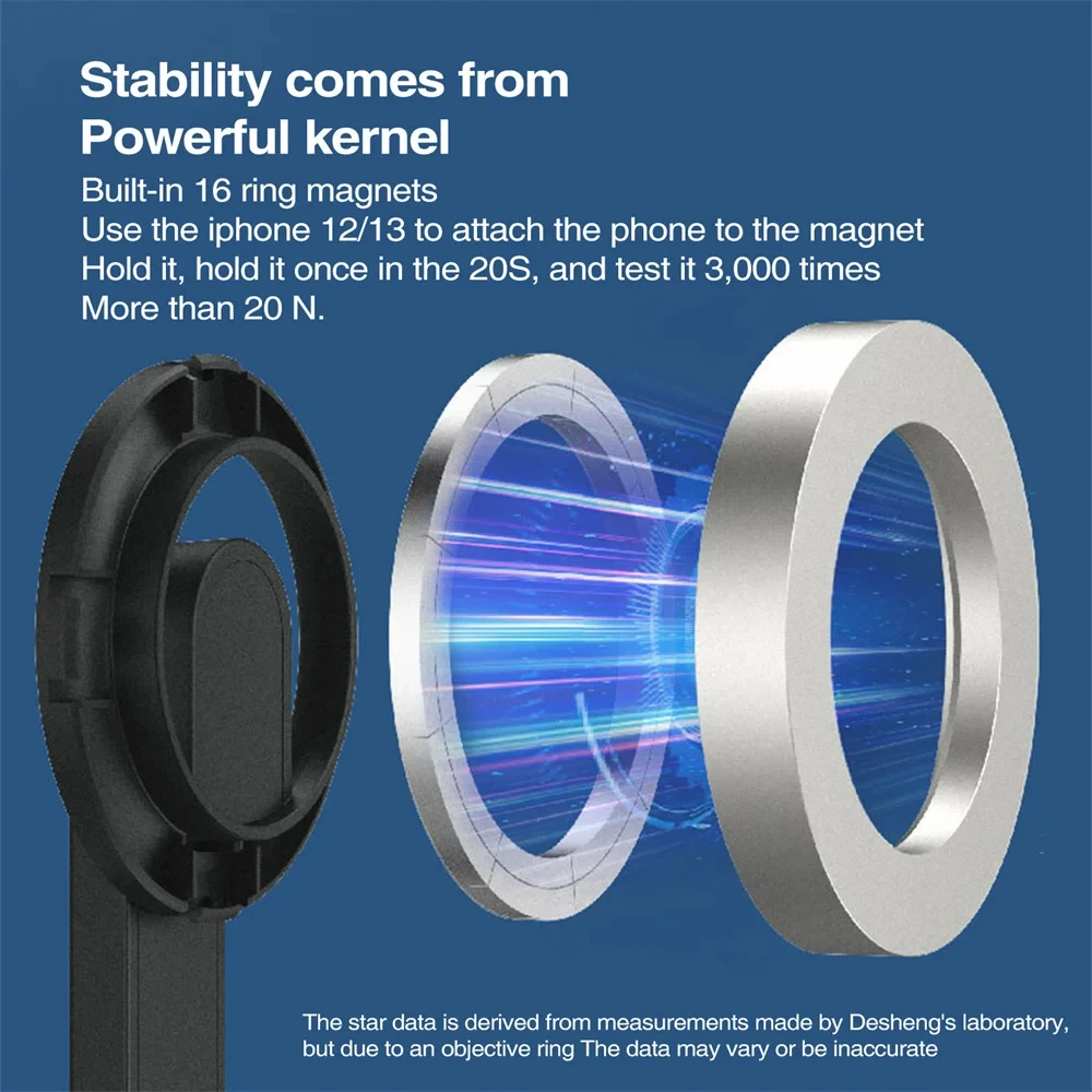Magnetic Selfie Stick Tripod With Wireless Remote For Iphone Magsafe_voghion.com