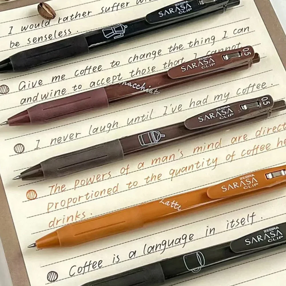 3/5pcs New Japan ZEBRA Gel Pen Set Retro Color 0.5mm JJ15 SARASA