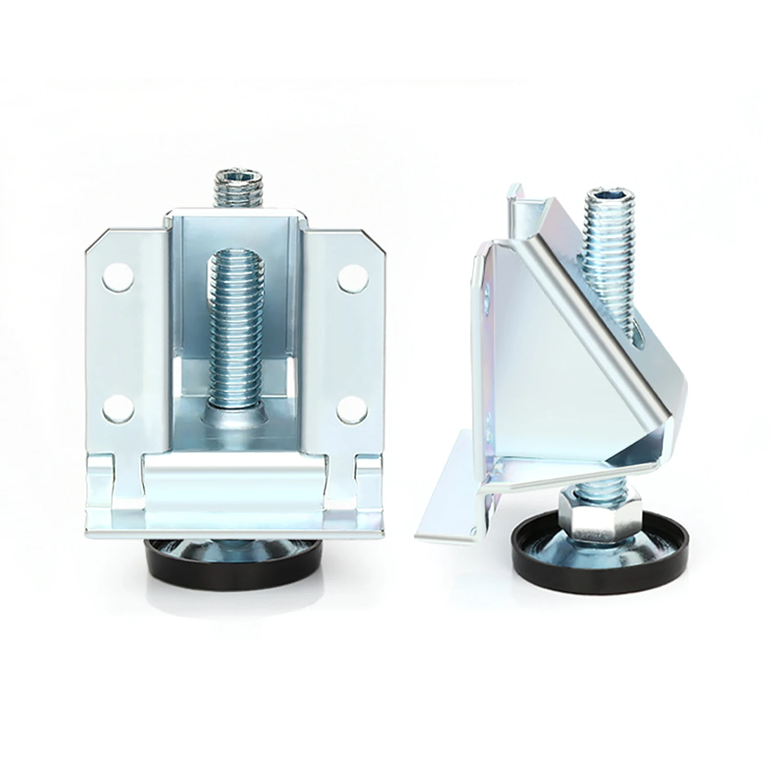 4PCS Metal Adjustable Foot Legs Levelers Heavy Duty Leveling Adjustable Furniture Leveling Feet For Furniture Cabinets