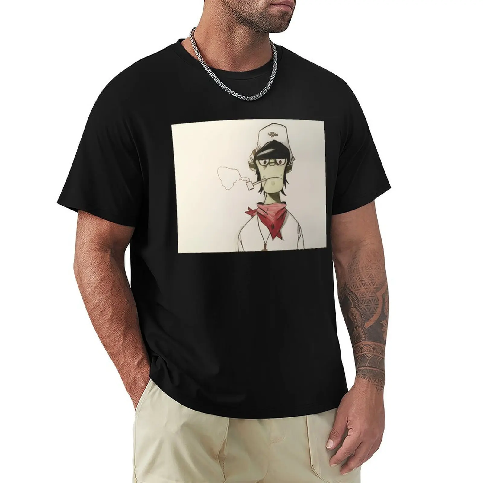 

Murdoc T-Shirt blacks oversized boys whites Men's t-shirts