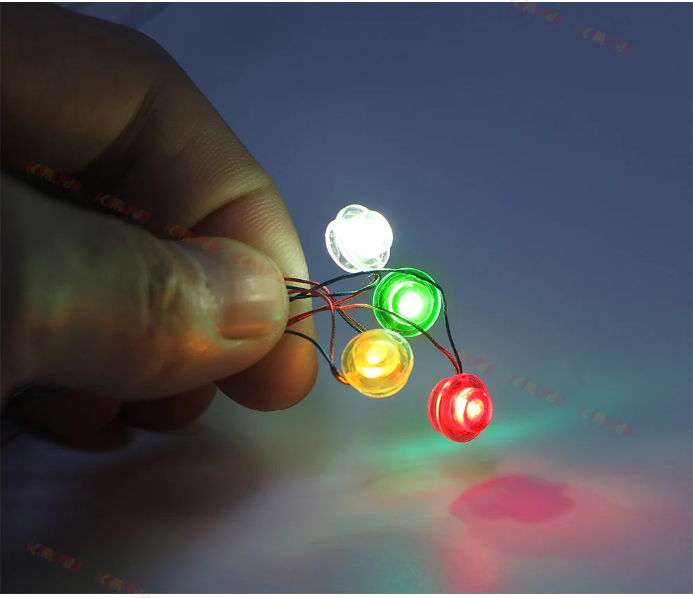 1 Stück 1x4 USB MOC Bausteine Kreativ Leuchtend für Lego LED-Lichter Straßenlampe Baustein DIY 2x2 Klassisches Blinklicht – Detail 6