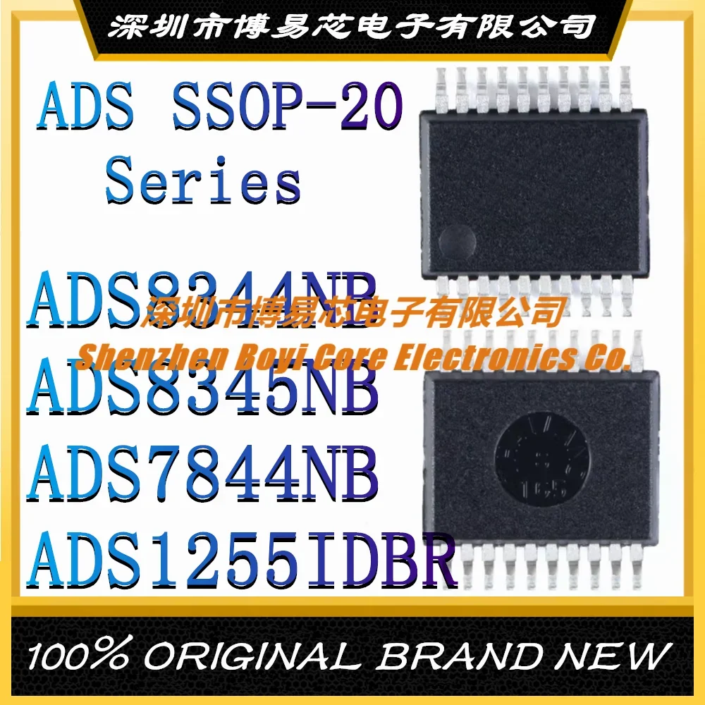 

ADS8344NB ADS8345NB ADS7844NB ADS1255IDBR ADS1255 7844N/1K 8344 8345IDBR IDBT NB N SSOP-20 Analog-to-digital conversion chip ADC