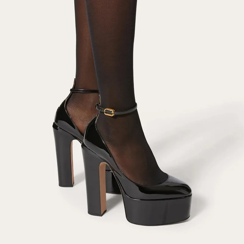 luxury brand ankle strap women shoes pointed toe high heels woman sandals sexy pumps spring summer female party wedding shoes