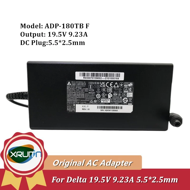 Original Delta ADP-180TB F 180W 19.5V 9.23A Power Supply AC