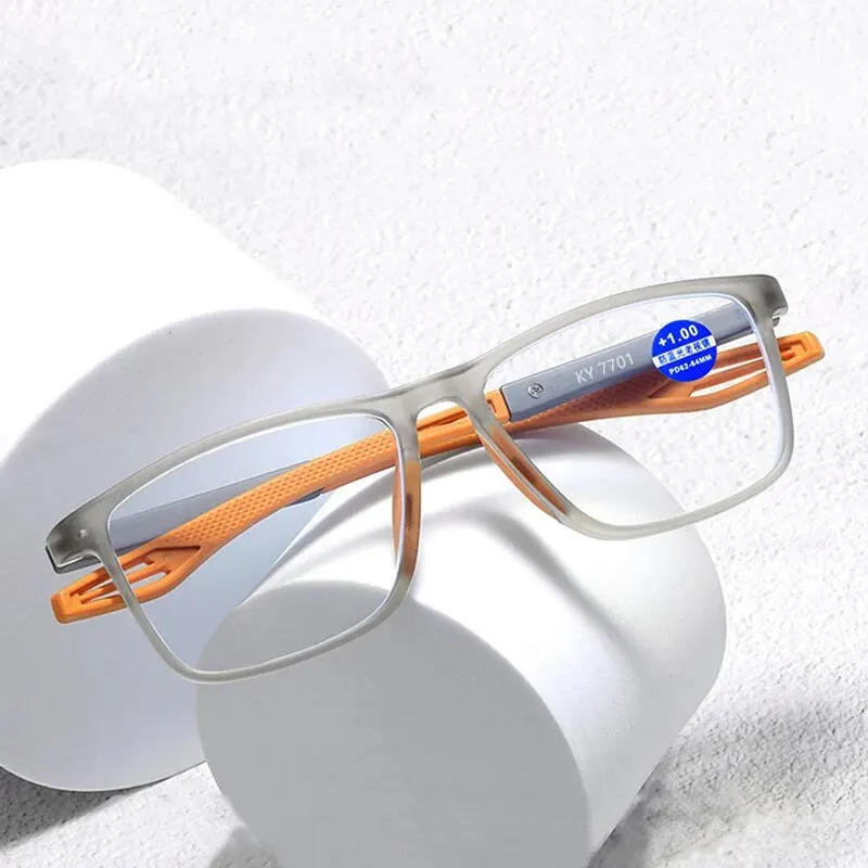 Sport Reading Glasses Ultralight Antiblue Light Presbyopia Eyeglasses Women Men Far Sight