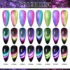 MEET ACROSS 9D Cat Magnetic Gel Nail Polish Set With Magnetic Stick Rainbow Soak Off UV Gel LED Nail Art Varnish For Nails 3