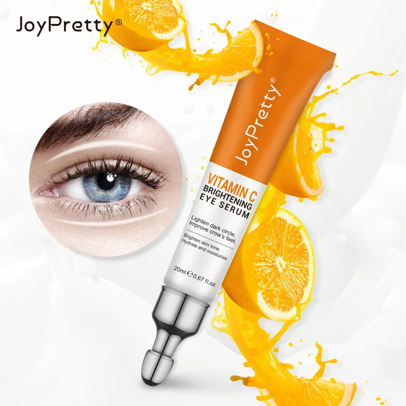 Vitamin C Remove Dark Circles Eye Serum Eye Bags Lift Firm Brightening Eye Cream Hyaluronic Acid Brighten Massage Eyes Care