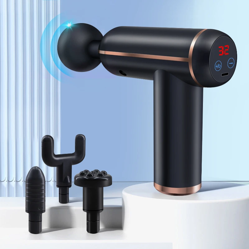 Portable Massage Gun Percussion Pistol Massager For Body Neck Deep Pain