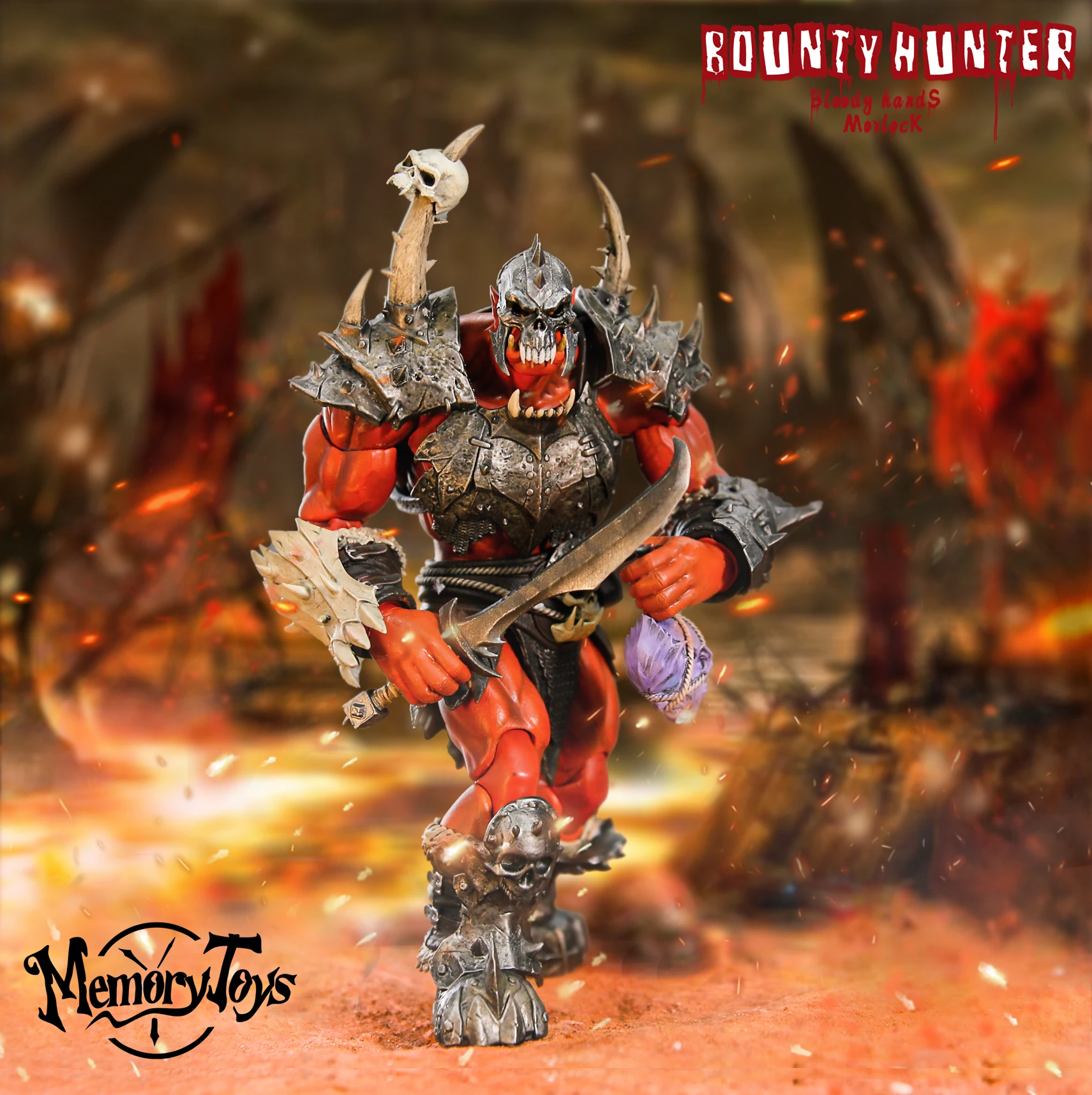 1/10 METY TOYS オーク Metytoyz Adventurer World Red Orc Ork Captain Corrup Devil