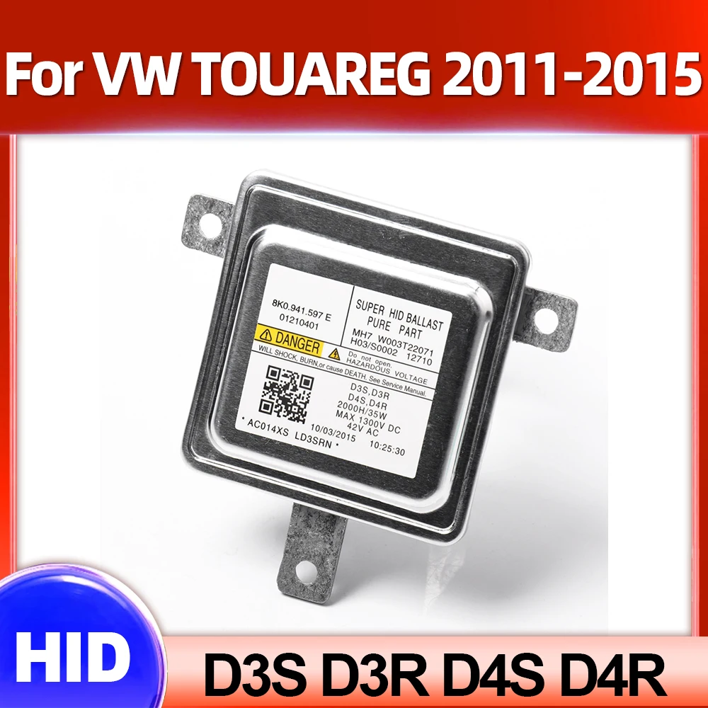 

D3S D3R D4S D4R HID Xenon Headlight Ballast Control Unit Module OEM 8K0941597E 12V For VW TOUAREG 2011 2012 2013 2014 2015