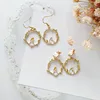 Fairy Tales Cute White Rabbit Alice in Wonderland Clip Earrings Non No Piercing Ear Hole Fairy Round Branch Clips on Earrings 2